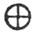 cross in circle